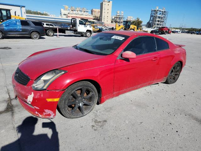 JNKCV54E64M827113 - 2004 INFINITI G35 RED photo 1