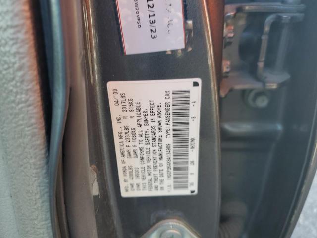 1HGCP264X9A134909 - 2009 HONDA ACCORD LXP GRAY photo 12