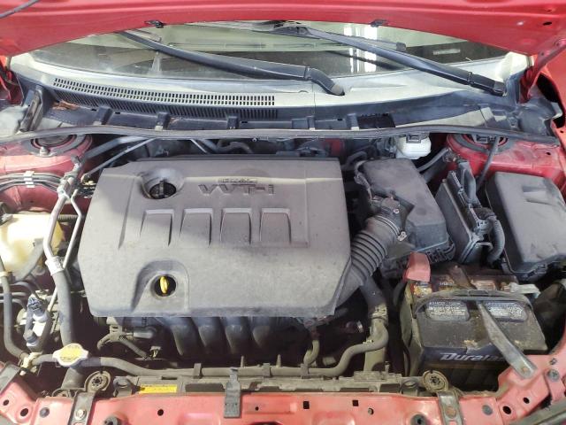 2T1BU4EE5DC987120 - 2013 TOYOTA COROLLA BASE RED photo 11