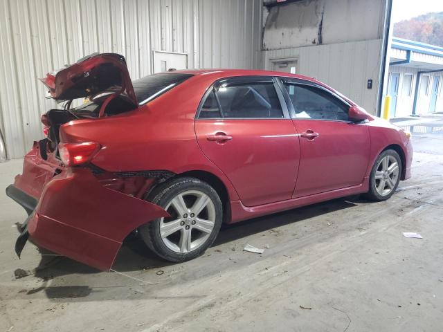 2T1BU4EE5DC987120 - 2013 TOYOTA COROLLA BASE RED photo 3