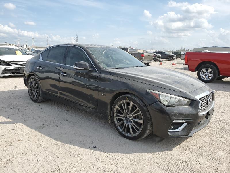 JN1EV7AR6KM552145 - 2019 INFINITI Q50 LUXE BLACK photo 4