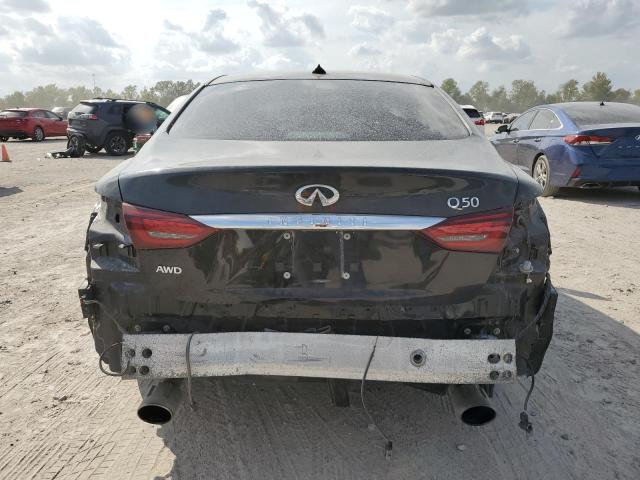 JN1EV7AR6KM552145 - 2019 INFINITI Q50 LUXE BLACK photo 6