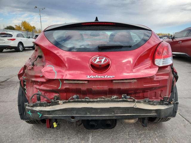 KMHTC6AD1CU028343 - 2012 HYUNDAI VELOSTER RED photo 6