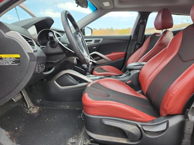 KMHTC6AD1CU028343 - 2012 HYUNDAI VELOSTER RED photo 7