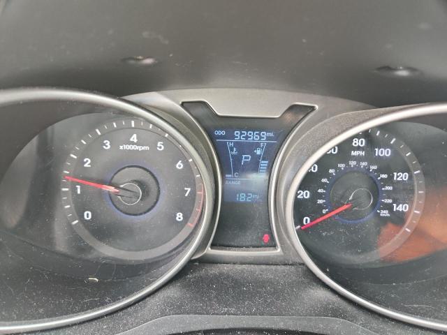 KMHTC6AD1CU028343 - 2012 HYUNDAI VELOSTER RED photo 9