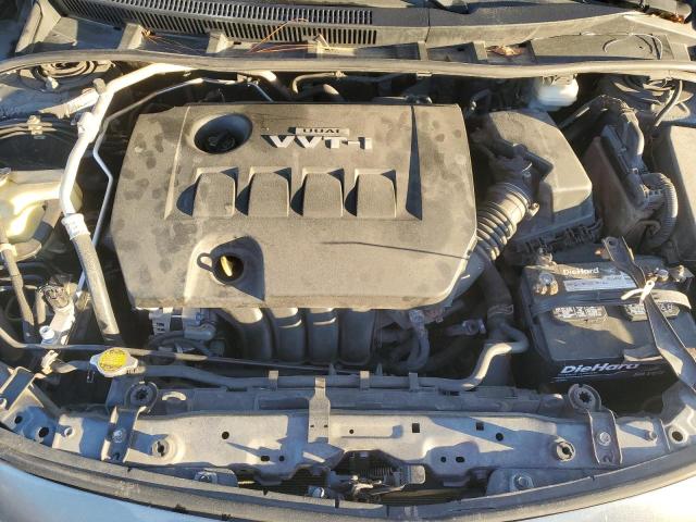 1NXBU4EE8AZ330029 - 2010 TOYOTA COROLLA BASE GRAY photo 11
