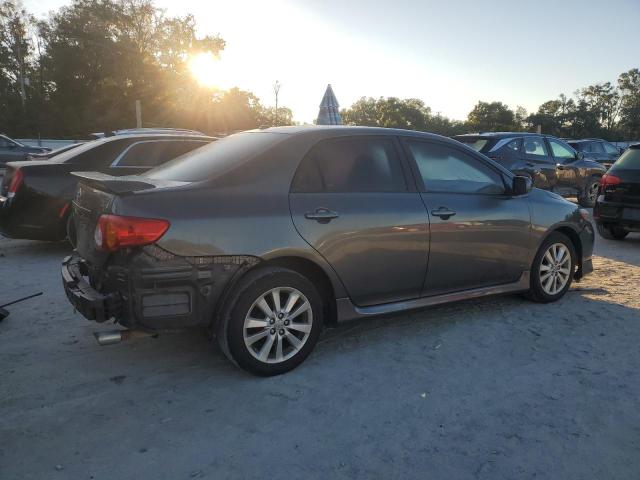 1NXBU4EE8AZ330029 - 2010 TOYOTA COROLLA BASE GRAY photo 3