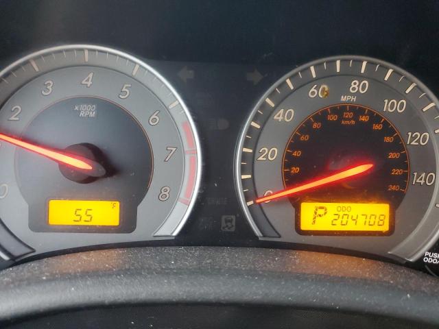 1NXBU4EE8AZ330029 - 2010 TOYOTA COROLLA BASE GRAY photo 9