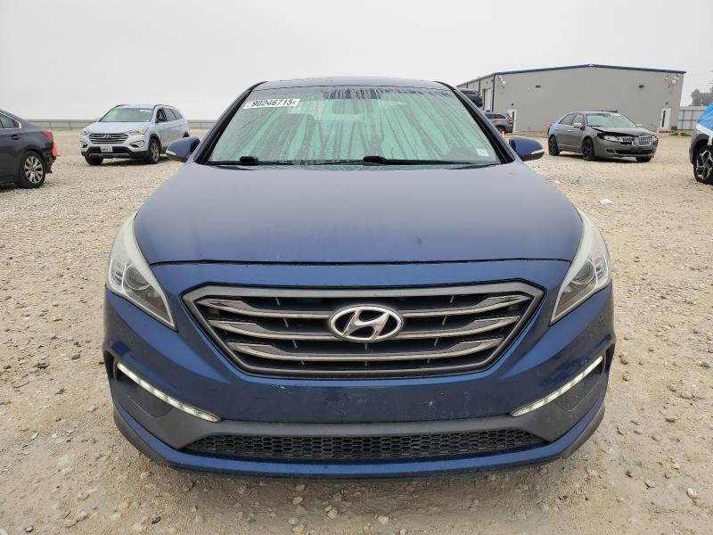5NPE34AF6GH298249 - 2016 HYUNDAI SONATA SPORT BLUE photo 5