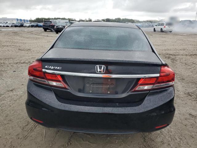 19XFB2F83EE081118 - 2014 HONDA CIVIC EX BLACK photo 6