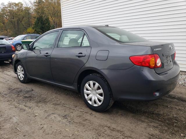 1NXBU40E79Z065302 - 2009 TOYOTA COROLLA BASE ნაცრისფერი ფოტო 2