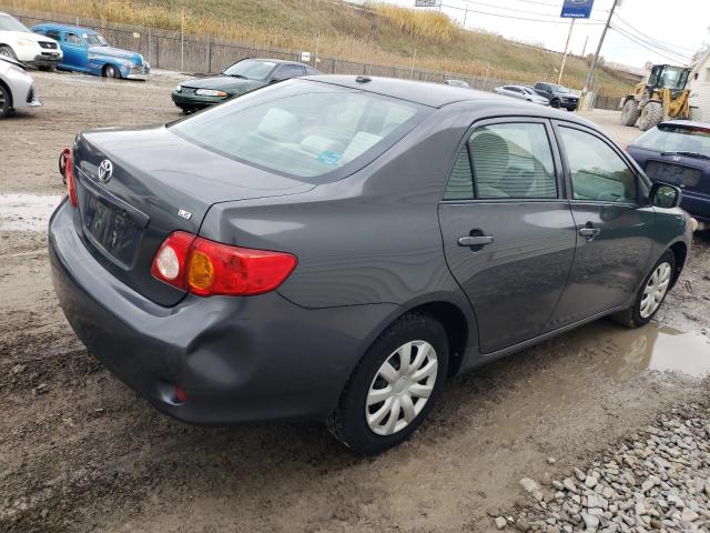 1NXBU40E79Z065302 - 2009 TOYOTA COROLLA BASE ნაცრისფერი ფოტო 3