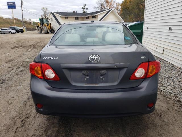 1NXBU40E79Z065302 - 2009 TOYOTA COROLLA BASE ნაცრისფერი ფოტო 6