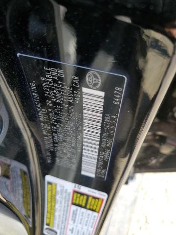 4T1C11AK8LU902792 - 2020 TOYOTA CAMRY LE 黑色 照片 12