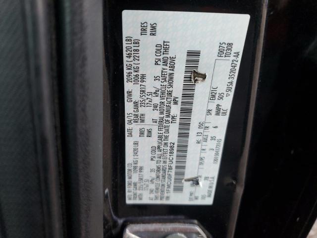 1FMCU0F78FUC18982 - 2015 FORD ESCAPE S 黑色 照片 13