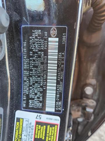 4T1G11BK2LU001949 - 2020 TOYOTA CAMRY SE Qara foto 13