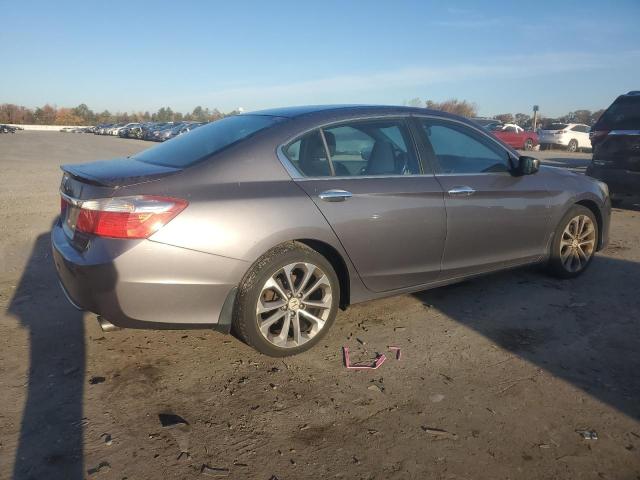 1HGCR2F57EA136677 - 2014 HONDA ACCORD SPORT GRAY photo 3