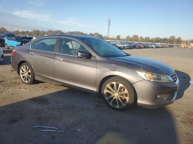 1HGCR2F57EA136677 - 2014 HONDA ACCORD SPORT GRAY photo 4