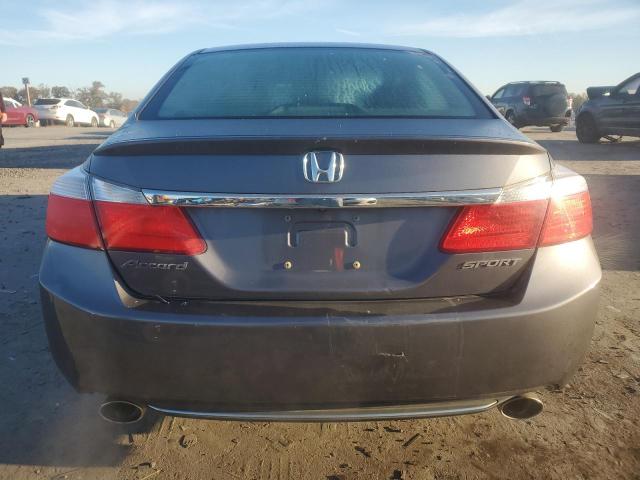 1HGCR2F57EA136677 - 2014 HONDA ACCORD SPORT GRAY photo 6
