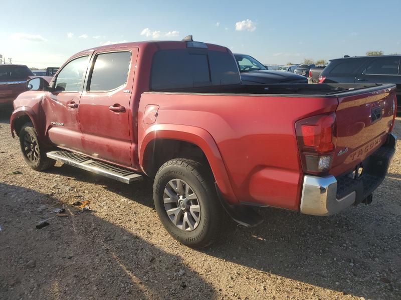 3TMCZ5AN9KM218013 - 2019 TOYOTA TACOMA DOUBLE CAB Красный фото 2
