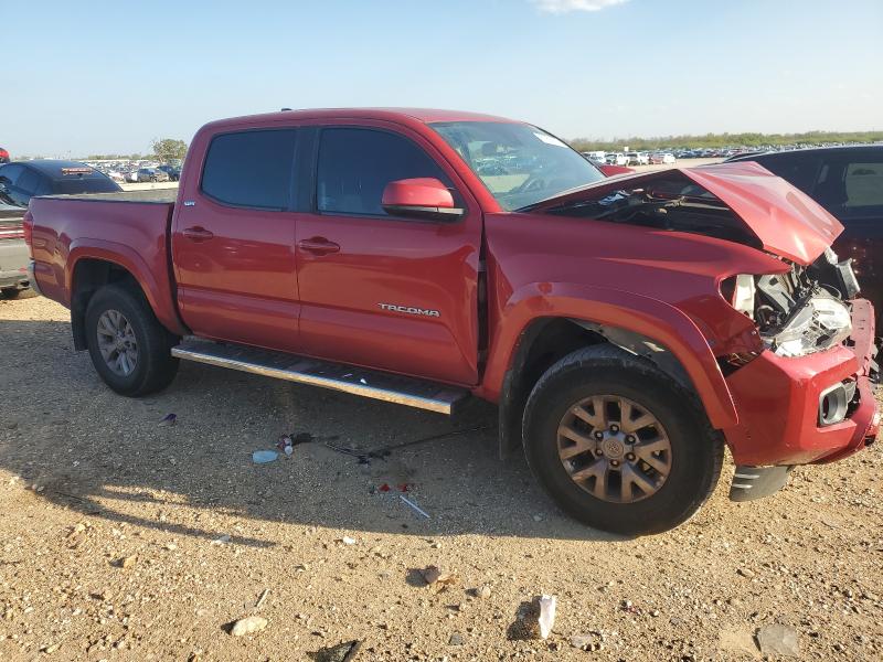 3TMCZ5AN9KM218013 - 2019 TOYOTA TACOMA DOUBLE CAB Красный фото 4