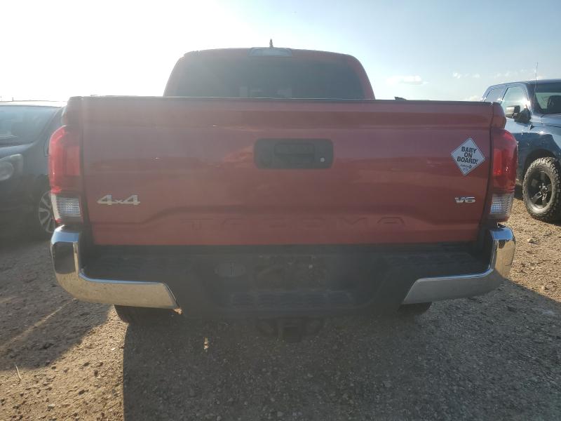 3TMCZ5AN9KM218013 - 2019 TOYOTA TACOMA DOUBLE CAB Красный фото 6