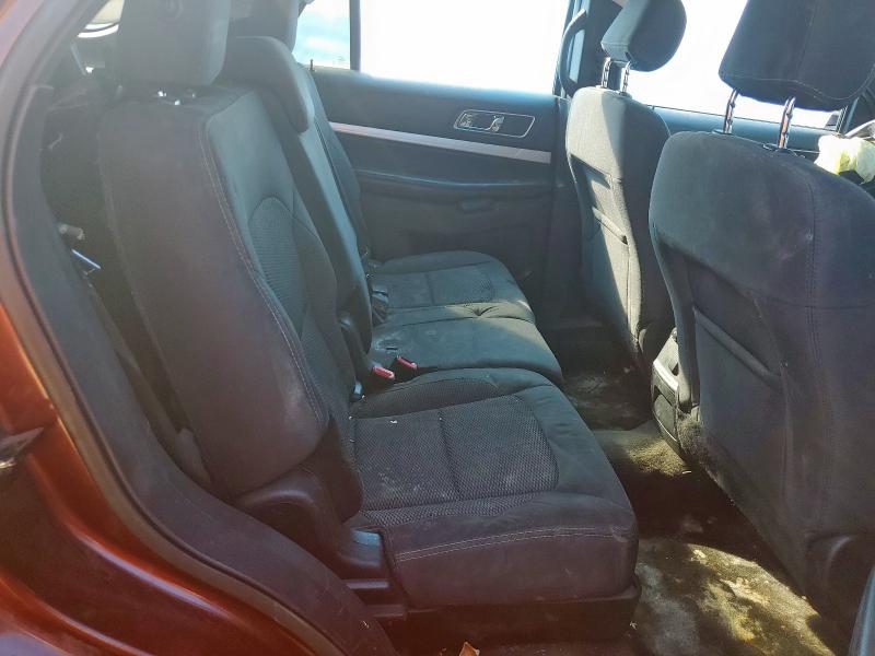 1FM5K7D87GGC22007 - 2016 FORD EXPLORER XLT BURGUNDY photo 10