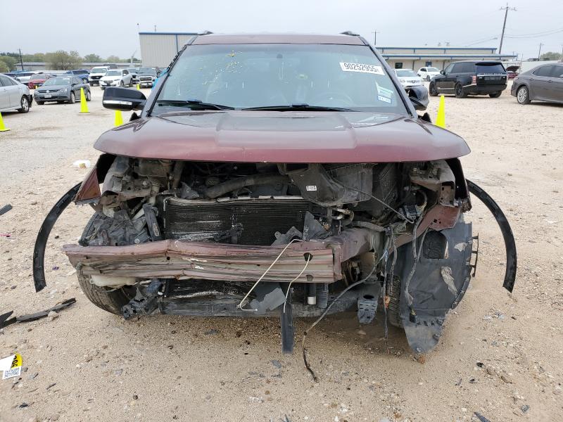 1FM5K7D87GGC22007 - 2016 FORD EXPLORER XLT BURGUNDY photo 5
