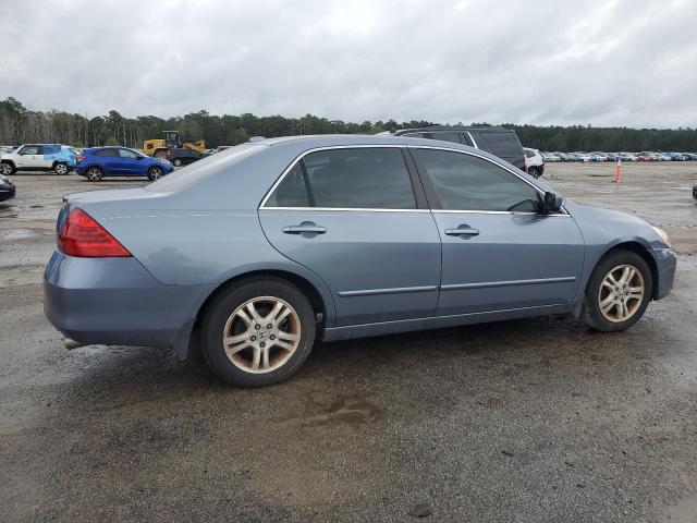 1HGCM56867A082107 - 2007 HONDA ACCORD EX BLUE photo 3