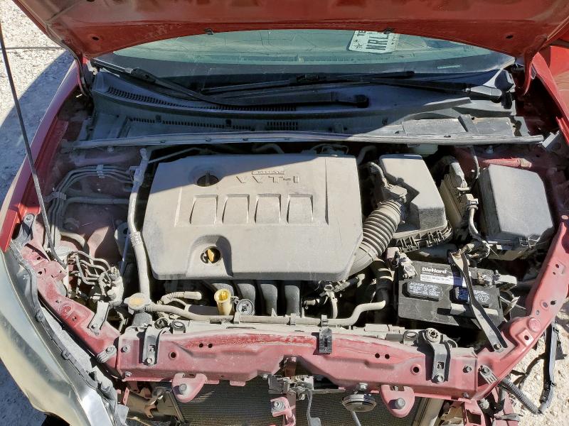 5YFBURHE3GP514054 - 2016 TOYOTA COROLLA L RED photo 11