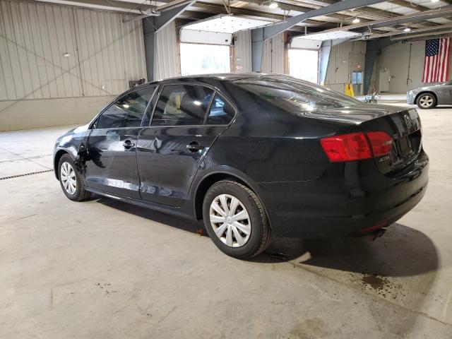 3VW2K7AJ1CM371413 - 2012 VOLKSWAGEN JETTA BASE BLACK photo 2