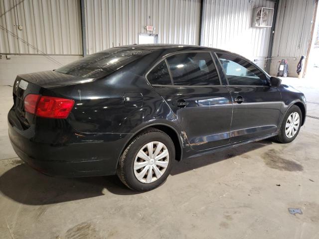 3VW2K7AJ1CM371413 - 2012 VOLKSWAGEN JETTA BASE BLACK photo 3
