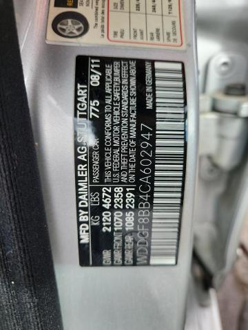 WDDGF8BB4CA602947 - 2012 MERCEDES-BENZ C 300 4MATIC SILVER photo 12