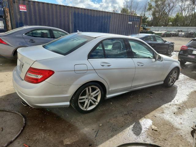 WDDGF8BB4CA602947 - 2012 MERCEDES-BENZ C 300 4MATIC SILVER photo 3