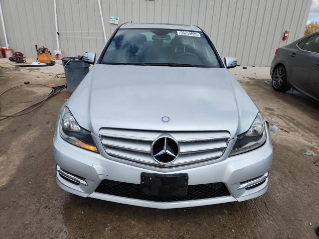 WDDGF8BB4CA602947 - 2012 MERCEDES-BENZ C 300 4MATIC SILVER photo 5