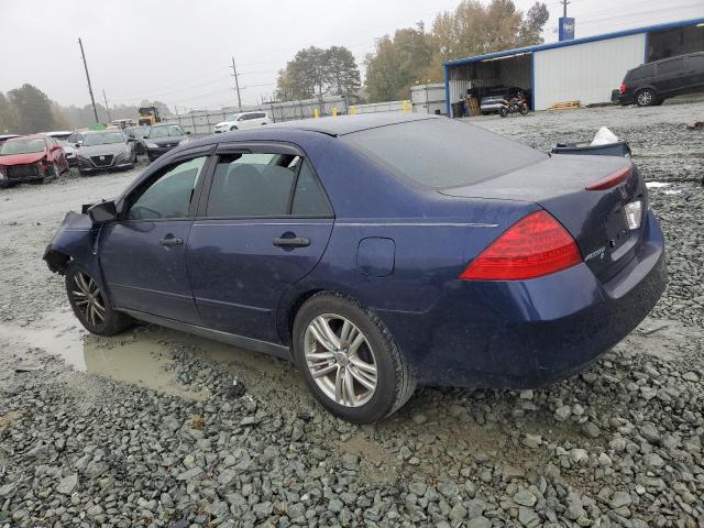 1HGCM56117A220459 - 2007 HONDA ACCORD VALUE BLUE photo 2