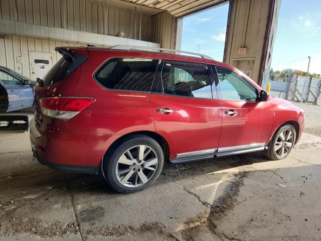 5N1AR2MM1EC615872 - 2014 NISSAN PATHFINDER S RED photo 3