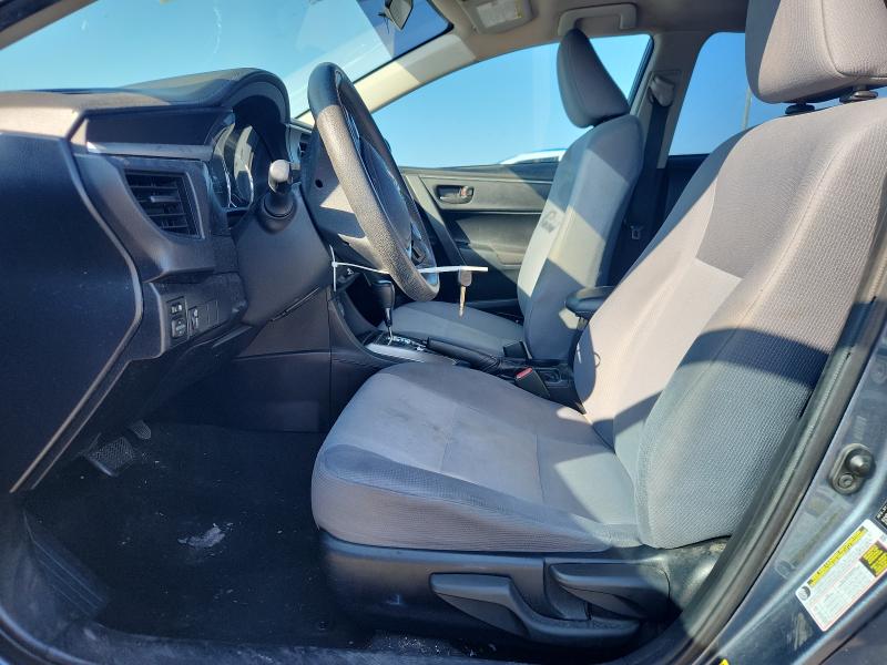 2T1BURHE7EC137046 - 2014 TOYOTA COROLLA L GRAY photo 7