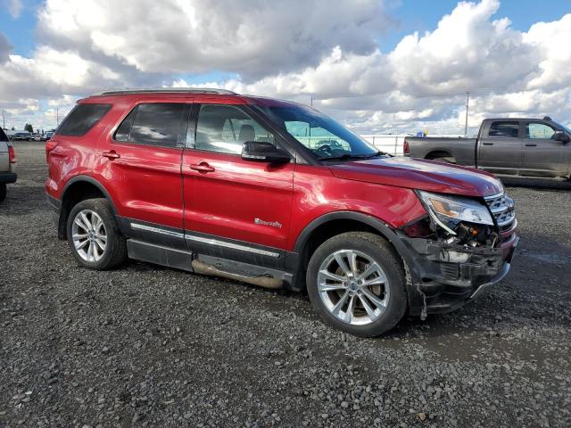 1FM5K7D8XJGA96717 - 2018 FORD EXPLORER XLT Червоний фото 4