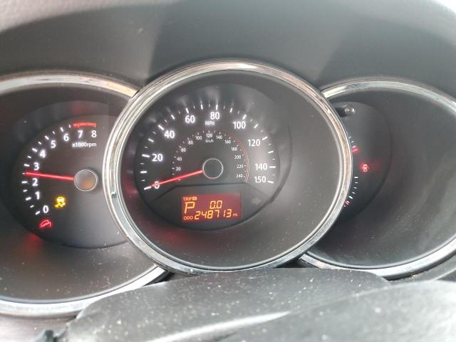 5XYKU4A22DG347219 - 2013 KIA SORENTO EX შავი ფოტო 9