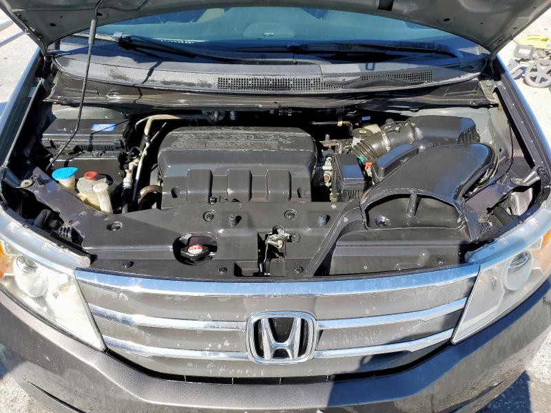 5FNRL5H64CB032430 - 2012 HONDA ODYSSEY EXL GRAY photo 12