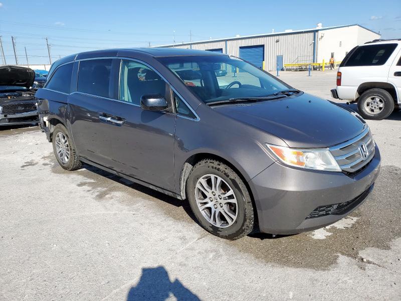 5FNRL5H64CB032430 - 2012 HONDA ODYSSEY EXL GRAY photo 4