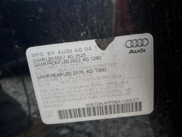 WA1DKAFP9BA100627 - 2011 AUDI Q5 PREMIUM PLUS BLUE photo 13