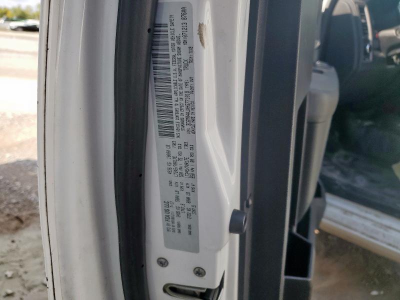 3C6MR4AJXHG771019 - 2017 RAM 2500 ST WHITE photo 12