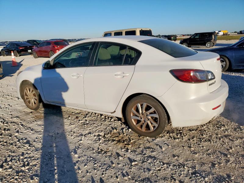 JM1BL1V71C1570311 - 2012 MAZDA 3 I WHITE photo 2