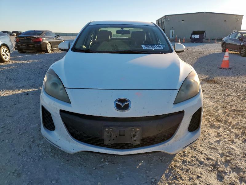 JM1BL1V71C1570311 - 2012 MAZDA 3 I WHITE photo 5