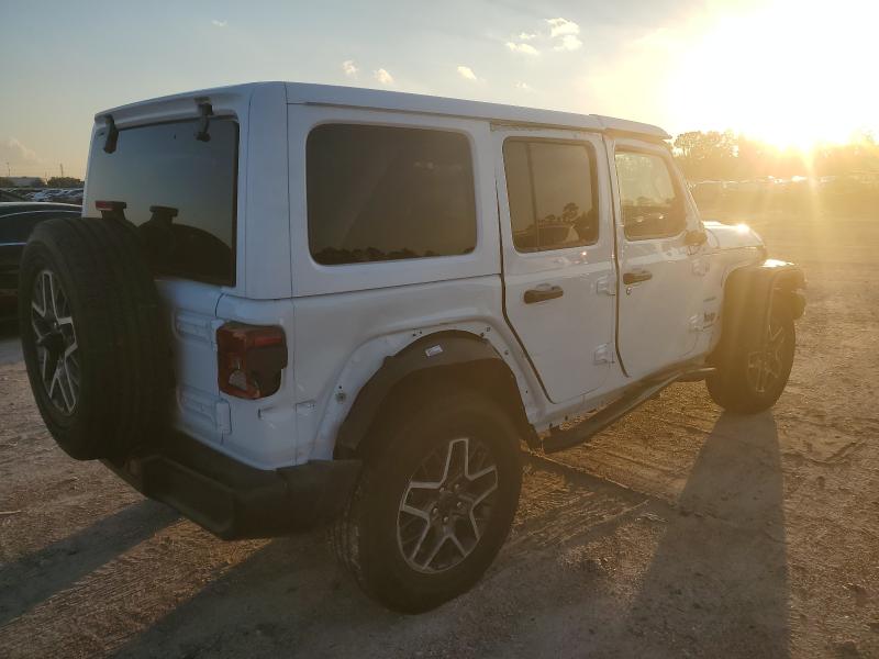 1C4PJXEG1RW262694 - 2024 JEEP WRANGLER SAHARA WHITE photo 3
