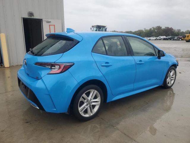 JTNK4RBE7K3029356 - 2019 TOYOTA COROLLA SE Синій фото 3