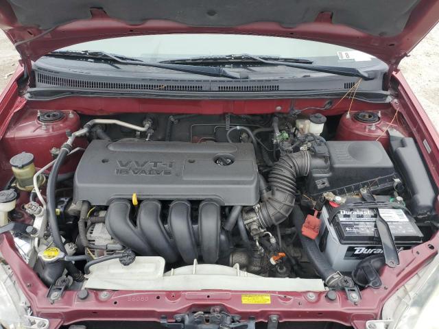 1NXBR32E65Z352987 - 2005 TOYOTA COROLLA CE BURGUNDY photo 11