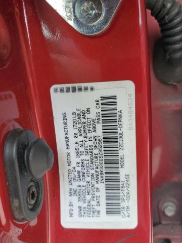 1NXBR32E65Z352987 - 2005 TOYOTA COROLLA CE BURGUNDY photo 12